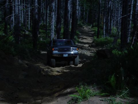 1989 Ford Bronco - My truck thru the same spot
