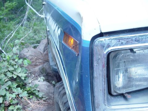 1989 Ford Bronco - Another shot of the dent