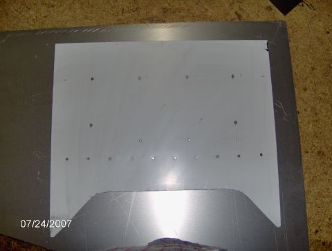 1978 Ford Bronco - transfering pattern to .063 aluminum
