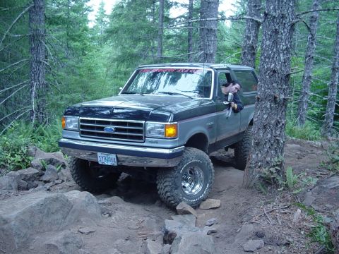 1989 Ford Bronco - We went the other side of the rock, and no problems
