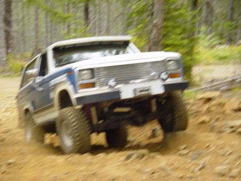 1989 Ford Bronco - Action shot for Todd
