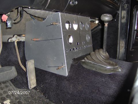 1978 Ford Bronco - Custom gauge panel and shifter boot are visible in the vehicle's interior.