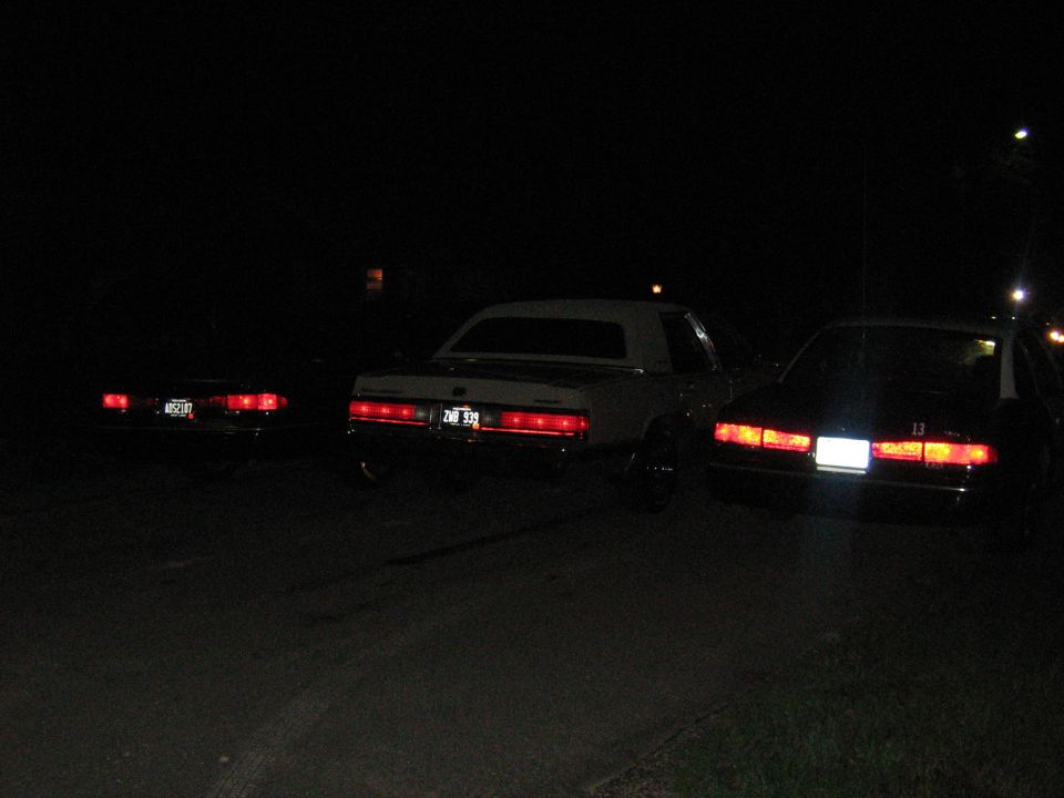 1988 Mercury Grand Marquis rear view at night