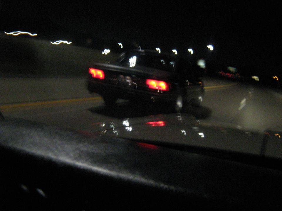 1988 Mercury Grand Marquis rear view at night