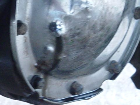 1989 Ford Bronco - We looked over at my truck while doing the bumper and noticed it is bleeding