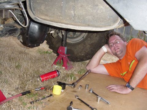 1989 Ford Bronco - Todd is happy that job is done