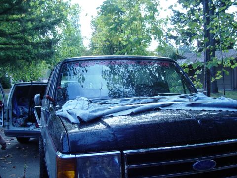 1989 Ford Bronco - Another veiw of all the trim removed