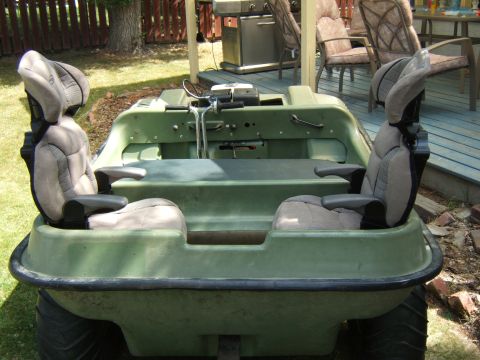 1982 Argo Vanguard - Another view of the seat alterations.