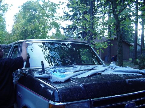 1989 Ford Bronco - Putting the trim back on