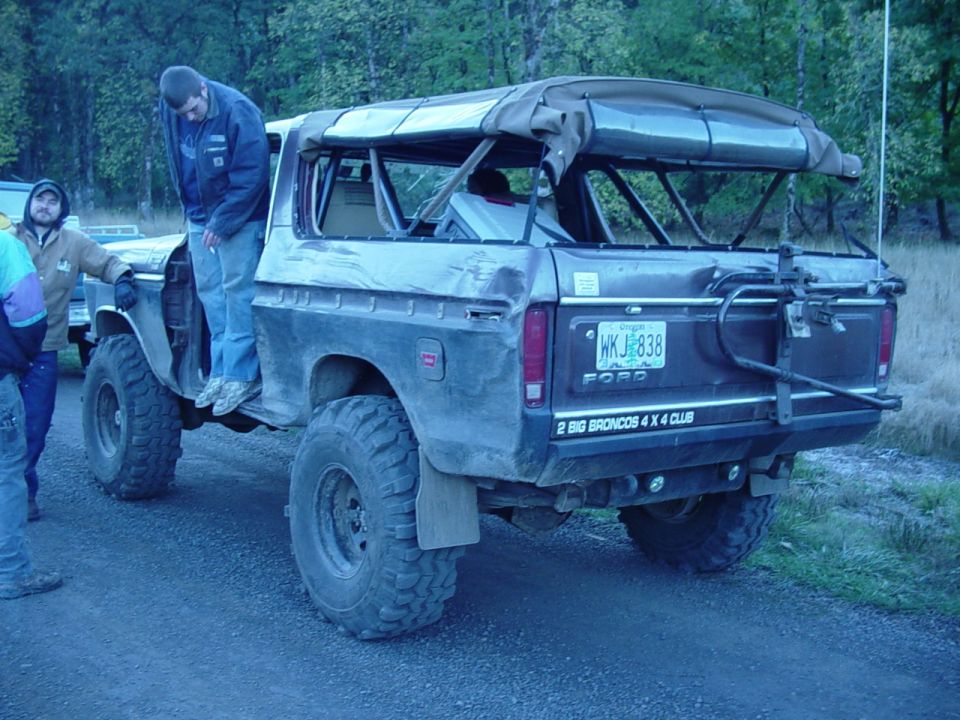 Bernie showed up with no doors and 38" tall swampers
