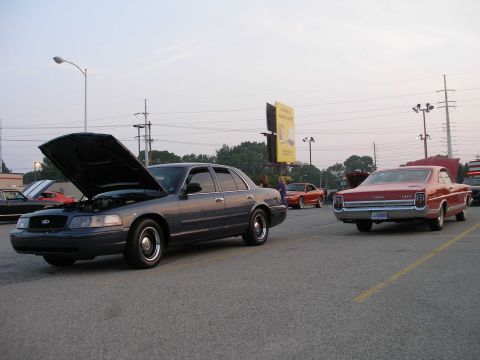 1998 Ford Crown Victoria - Two full-size Fords.