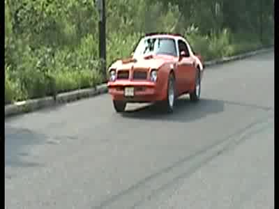 1976 Pontiac Firebird - Just a crappy little burnout, done to prove a point to a friend.