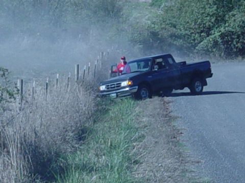 1989 Ford Bronco - We saw these morons spin out into the ditch on the way to the parts store.(we helped push them out of the ditch)