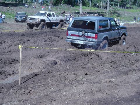 1989 Ford Bronco - My fastest run of the day was the first one