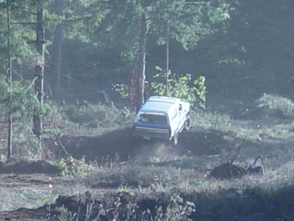 Up and over the hill