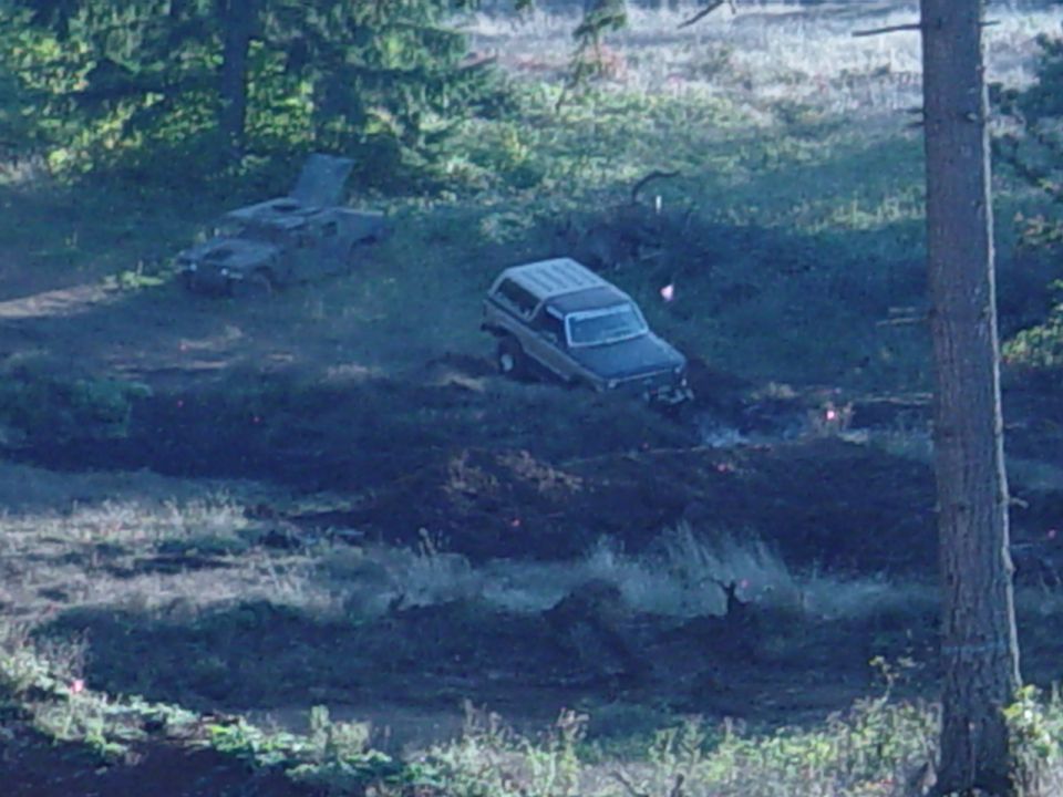Ken into the big mud hole