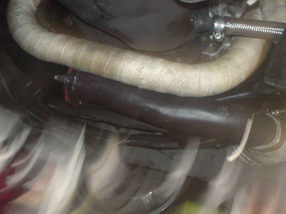 Downpipe and Up pipe clearance
