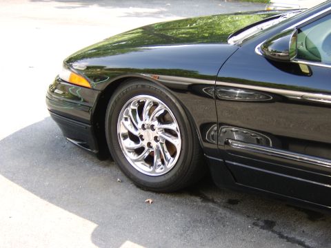 1996 Mercury Grand Marquis - Playing around with the height sensor inputs on AIR SUSP computer :D And no, I'm not keeping it like that :P