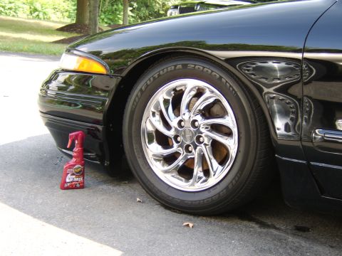 1996 Mercury Grand Marquis - Playing around with the height sensor inputs on AIR SUSP computer :D And no, I'm not keeping it like that :P