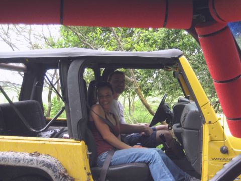 1986 Ford Bronco - Laura and Tommy (whats with the cheesy ass smile Tommy???)