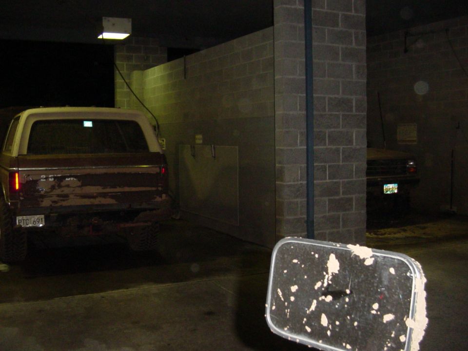 Then we had to stop to pressurewash some mud off