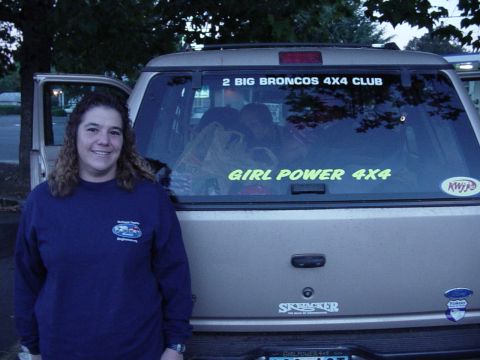 1989 Ford Bronco - Anne and her new graphics