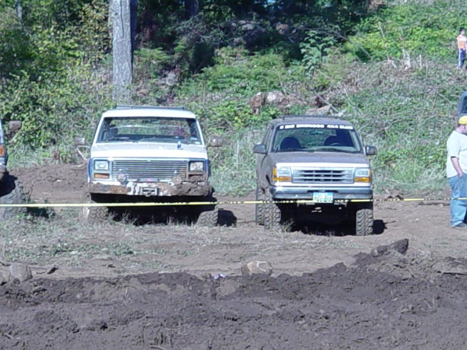Parked on the small tire side