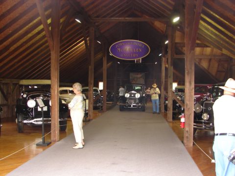 1993 Ford Taurus - A collection of classic automobiles are showcased inside the John and Dora McMullen Gallery.