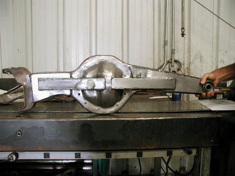 1980 Ford Bronco - Beam afterC&T, truss, plate & uniball