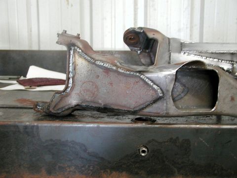 1980 Ford Bronco - Beam clearanced for axle and plated