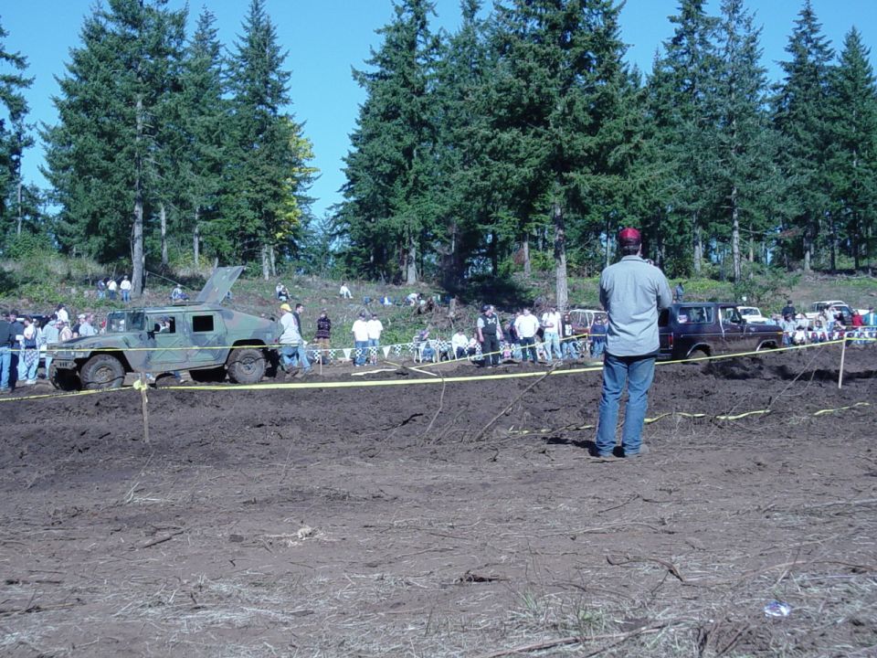 Hummer getting ready to pull Jon out