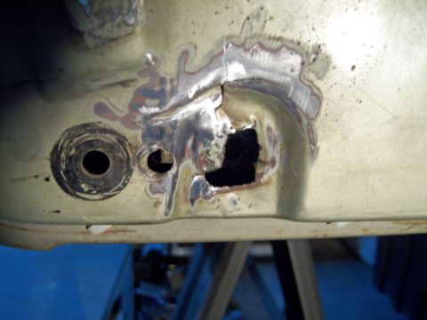 1967 Ford Ranchero - this is where the glass runner is secured at the bottom, it had tore through, and some had modifed a different runner and that runner tore…
