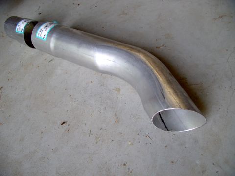1990 Lincoln Town Car - The tailpipe gets us over the axle, around the airbag/coil spring and clears everything BUT... you need @ 22" of straight pipe and turn dow…