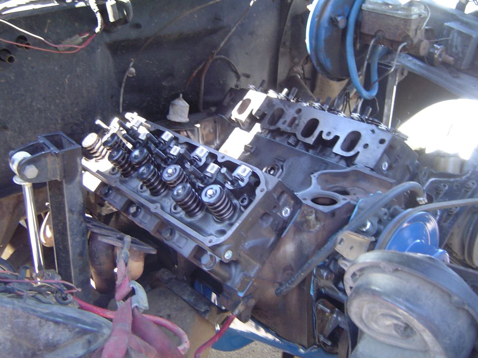 Heads reinstalled