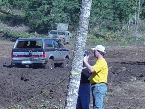1989 Ford Bronco - Thats me towards the end of my second run...What a blast