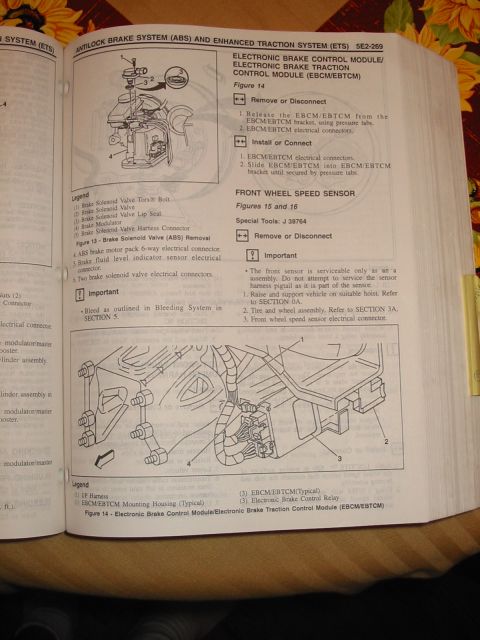 1997 Pontiac Grand Prix - This diagram illustrates the Anti-lock Brake System and Enhanced Traction System components.