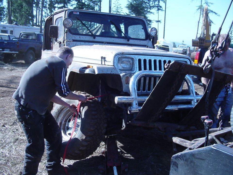 Broken axles and ball joints