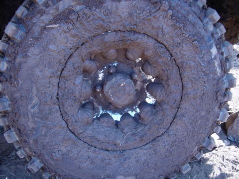 1989 Ford Bronco - Back wheel on Jons truck