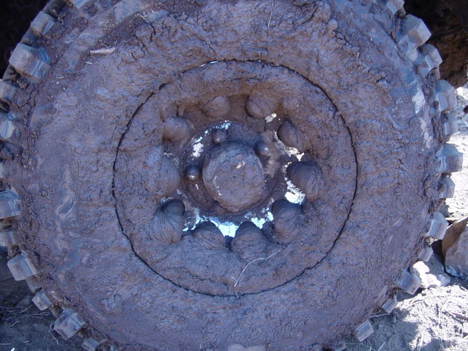Back wheel on Jons truck