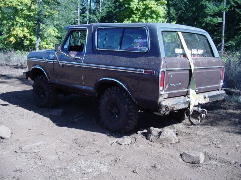 1989 Ford Bronco - Jon after the drags