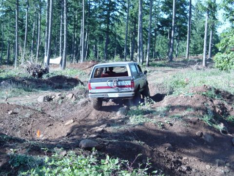 1989 Ford Bronco - Full speed ahead over that one