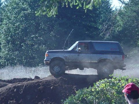 1989 Ford Bronco - Over the top