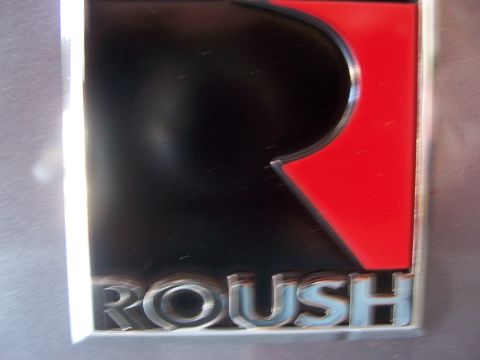 2006 Ford Mustang - A Roush badge is shown in detail, indicating a performance modification.