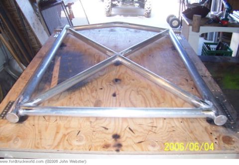 1977 Ford F-150 - The base assembly is welded.