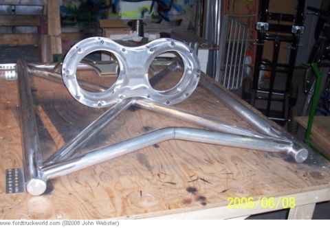 1977 Ford F-150 - Welded base with yoke assembled.