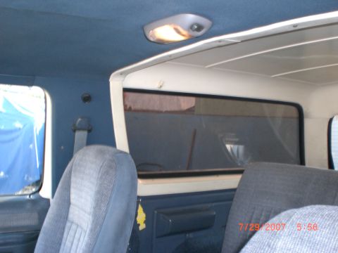 1991 Ford Bronco - Interior shot of a 1991 Ford Bronco, showing the seats and headliner.