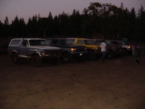 1989 Ford Bronco - Lined up while ken checks his clutch