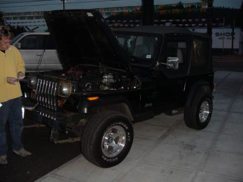 1989 Ford Bronco - We went shopping and came up with this 95 wrangler, its a 2.5 4cyl, 5spd.
