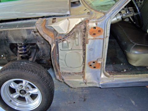 1967 Ford Ranchero - cleaned and ready for sealer