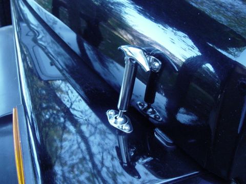1989 Ford Bronco - Had to replace the hood hold downs, might as well put on purdy ones